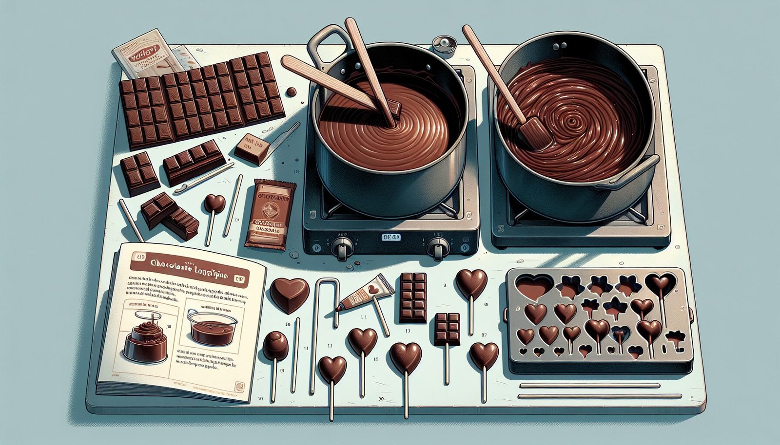 Como Fazer Pirulito De Chocolate