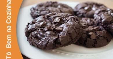 Receita Cookies de Chocolate