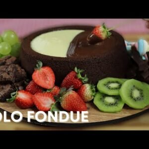 BOLO FONDUE DE CHOCOLATE | Tendência para o dia dos namorados