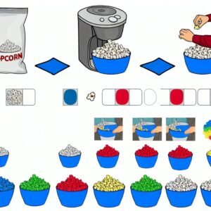 Como Fazer Pipoca Colorida