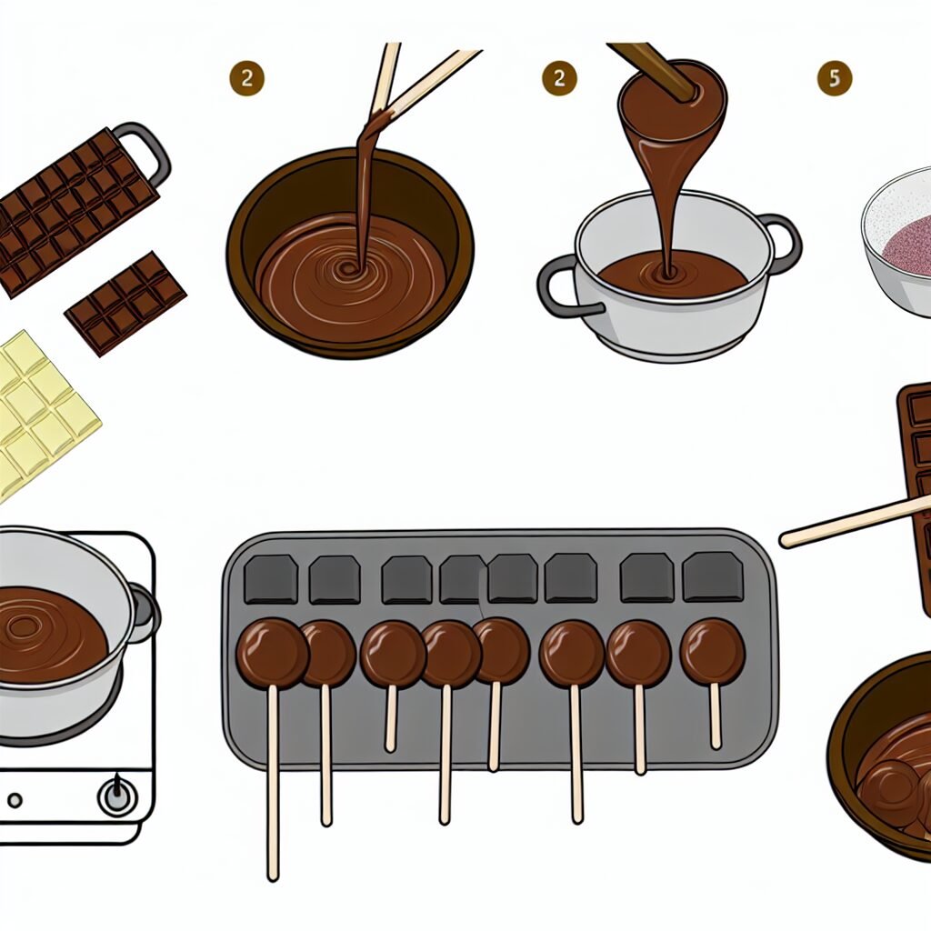 Como Fazer Pirulito De Chocolate