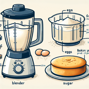 Receita de Pão de Ló de Liquidificador