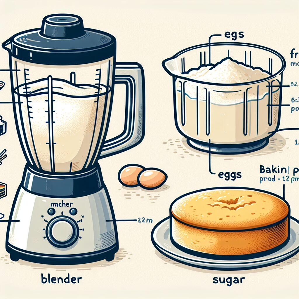 Receita De Pão De Ló De Liquidificador