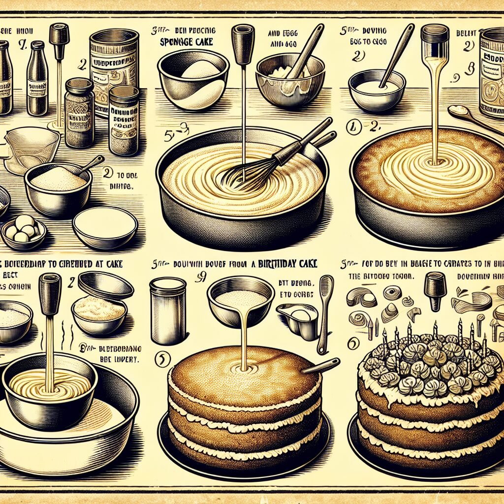 Receita De Pão De Ló Para Bolo De Aniversário